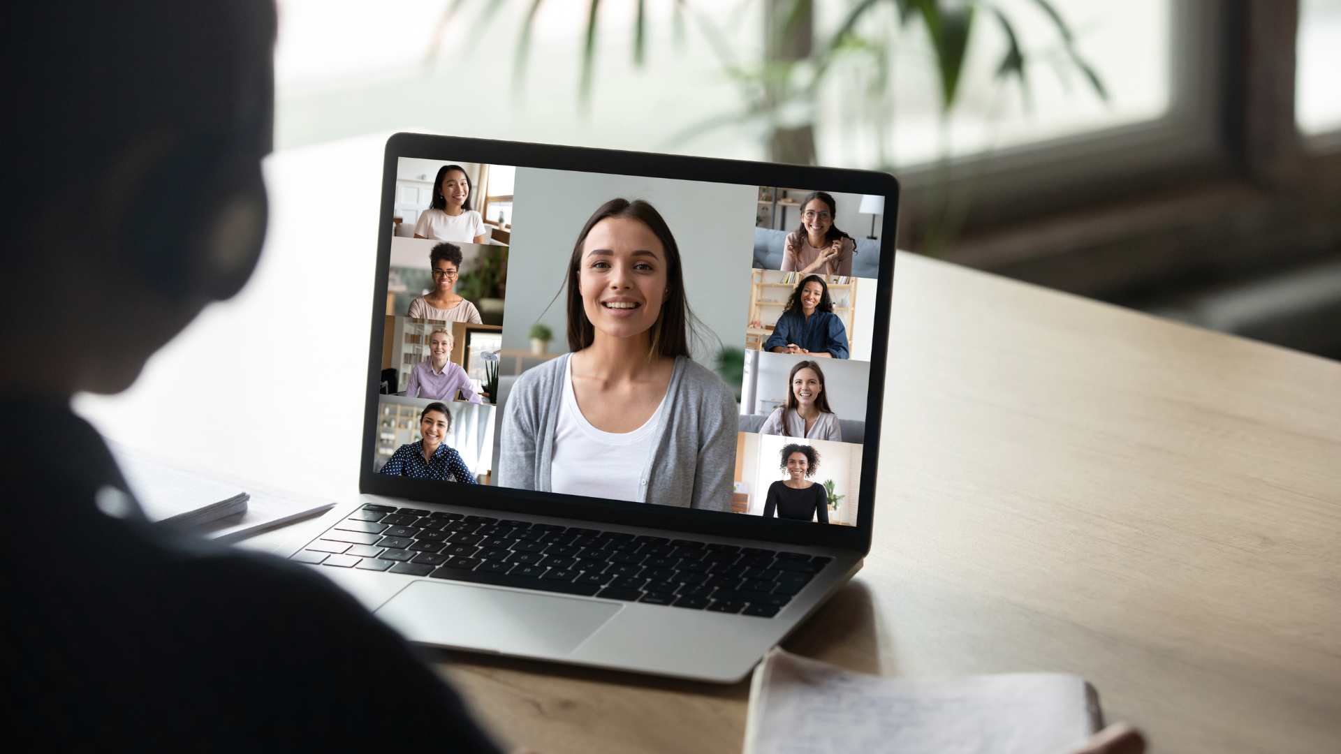 séance de management et de leadership en télétravail